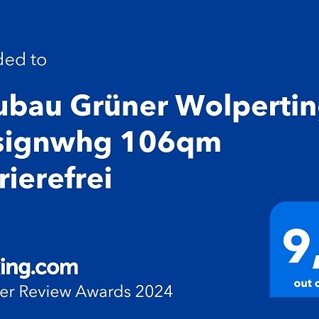 Neubau Gruener Wolpertinger Designwhg 106Qm Barrierefrei Apartamento Breitbrunn am Chiemsee Exterior foto