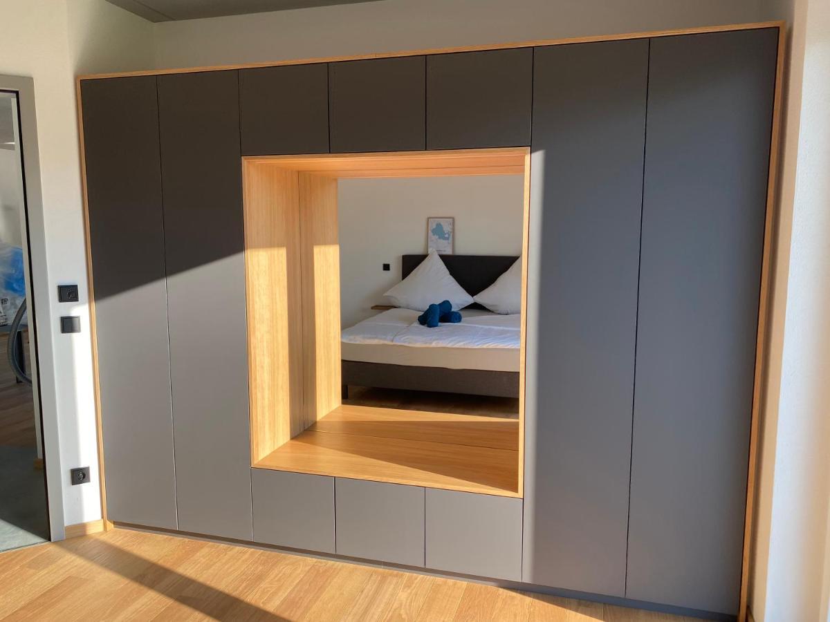 Neubau Gruener Wolpertinger Designwhg 106Qm Barrierefrei Apartamento Breitbrunn am Chiemsee Exterior foto