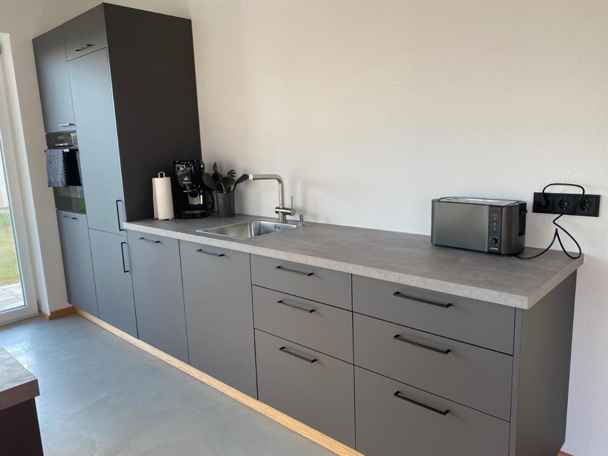 Neubau Gruener Wolpertinger Designwhg 106Qm Barrierefrei Apartamento Breitbrunn am Chiemsee Exterior foto