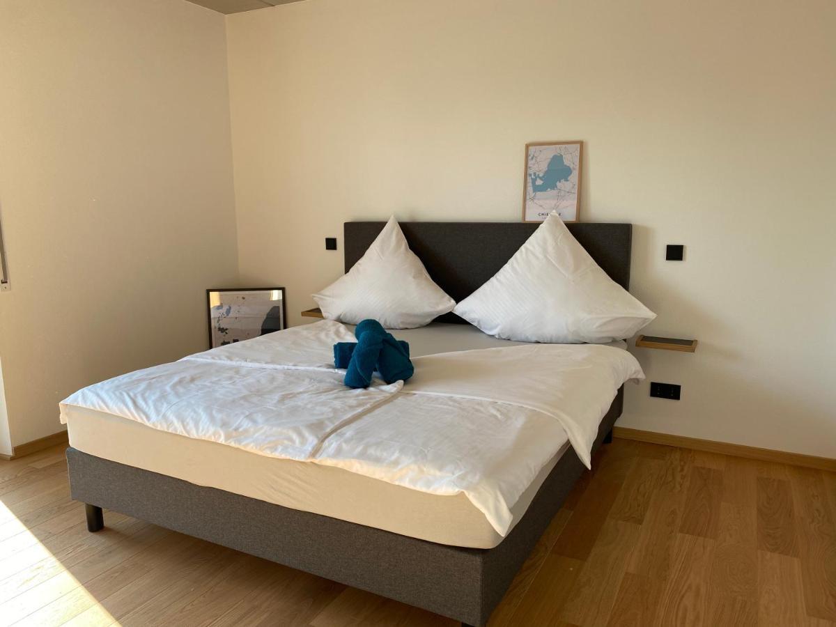 Neubau Gruener Wolpertinger Designwhg 106Qm Barrierefrei Apartamento Breitbrunn am Chiemsee Exterior foto