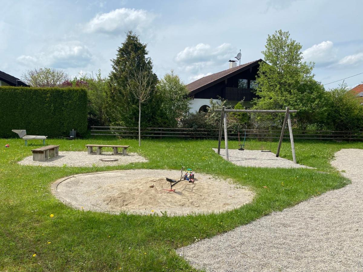 Neubau Gruener Wolpertinger Designwhg 106Qm Barrierefrei Apartamento Breitbrunn am Chiemsee Exterior foto