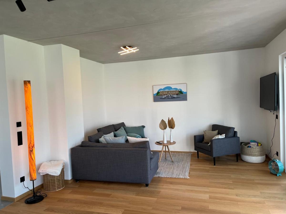 Neubau Gruener Wolpertinger Designwhg 106Qm Barrierefrei Apartamento Breitbrunn am Chiemsee Exterior foto