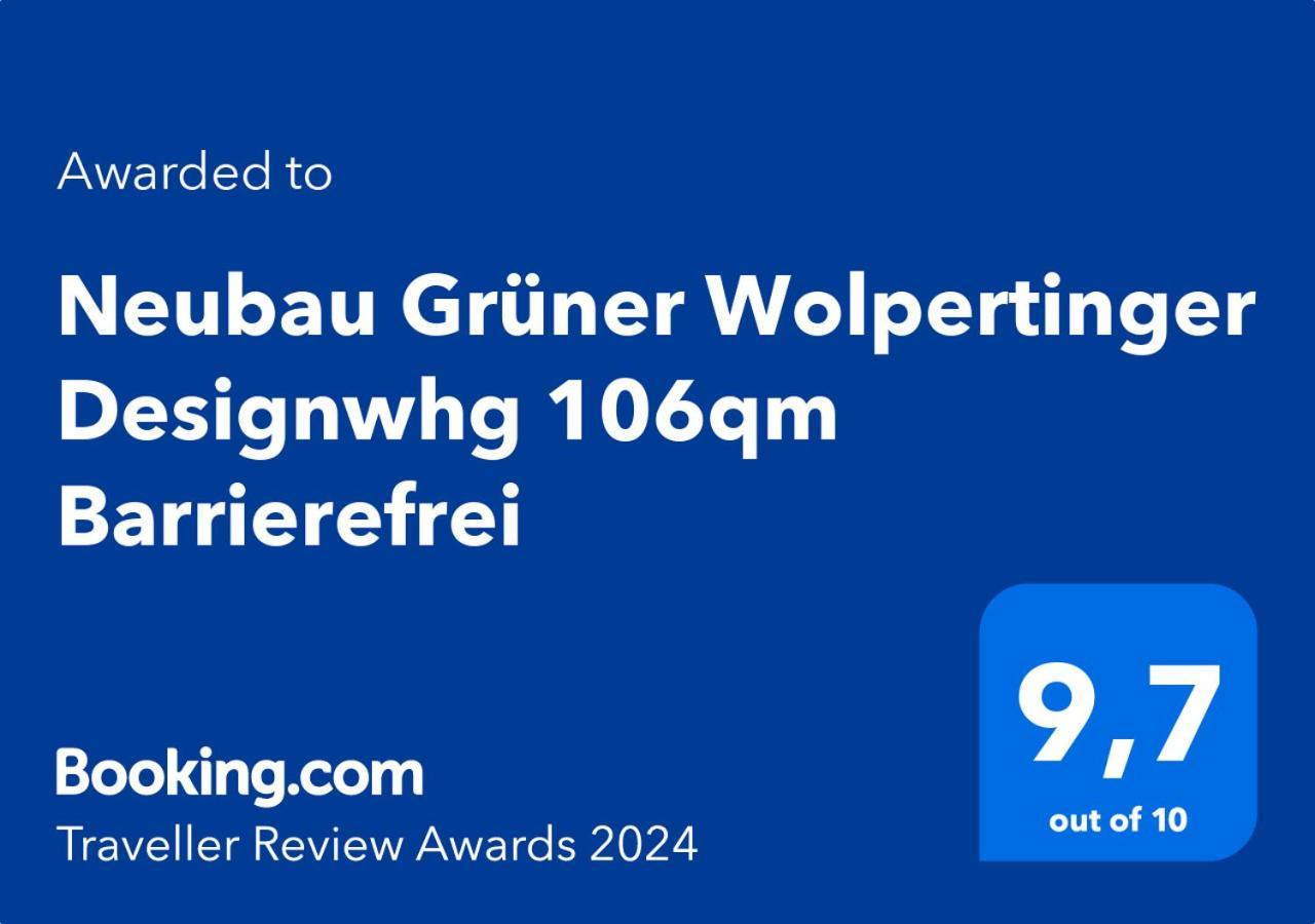 Neubau Gruener Wolpertinger Designwhg 106Qm Barrierefrei Apartamento Breitbrunn am Chiemsee Exterior foto