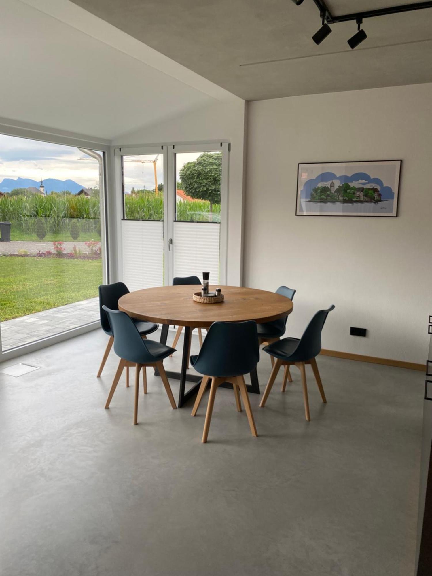 Neubau Gruener Wolpertinger Designwhg 106Qm Barrierefrei Apartamento Breitbrunn am Chiemsee Exterior foto