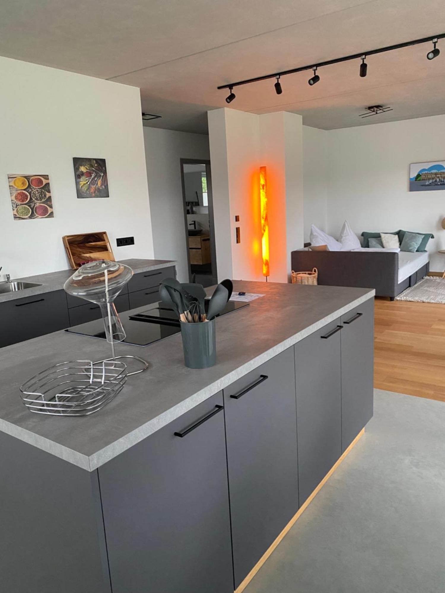 Neubau Gruener Wolpertinger Designwhg 106Qm Barrierefrei Apartamento Breitbrunn am Chiemsee Exterior foto